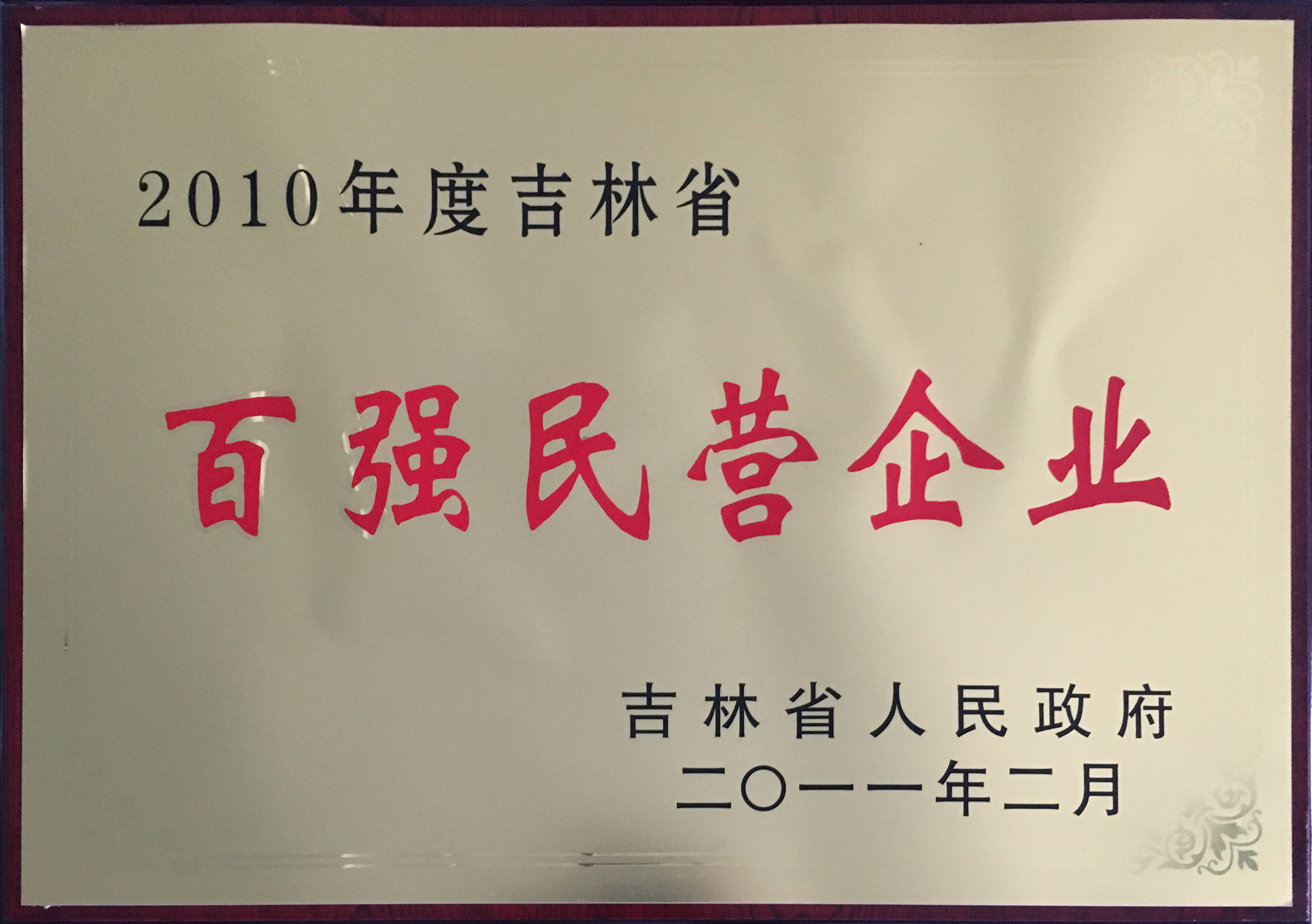 2010年吉林省百强民营全网担保网